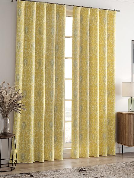 Комплект штор Роксис (желтый) - фото 2