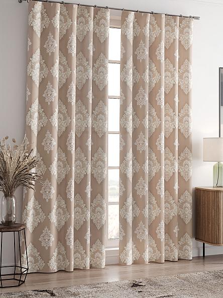 Комплект штор Лейсис (бежевый) - фото 2