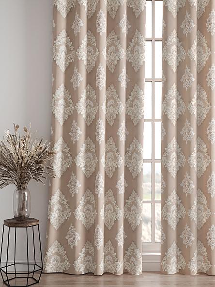 Комплект штор Лейсис (бежевый) - фото 4
