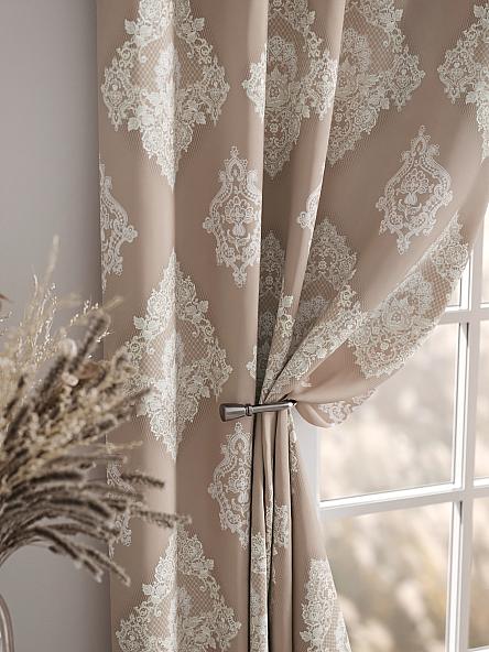 Комплект штор Лейсис (бежевый) - фото 7