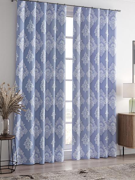 Комплект штор Лейсис (голубой) - фото 2