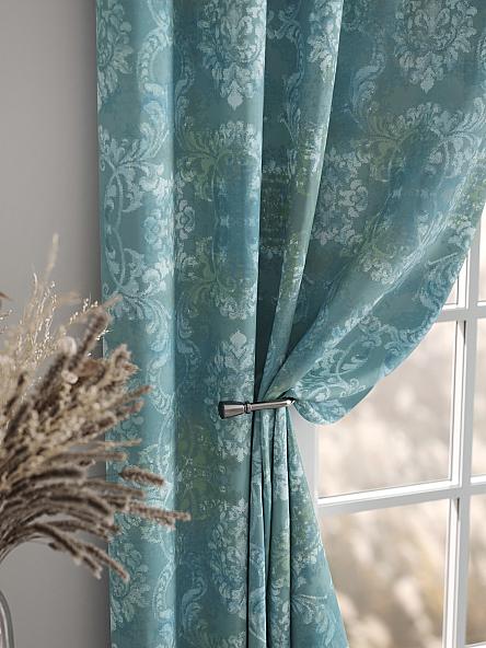 Комплект штор Эврил (бирюзовый) - фото 7