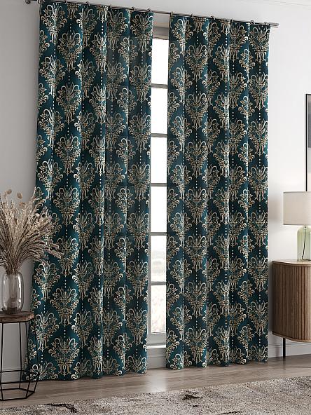 Комплект штор Марелис (зеленый) - фото 2