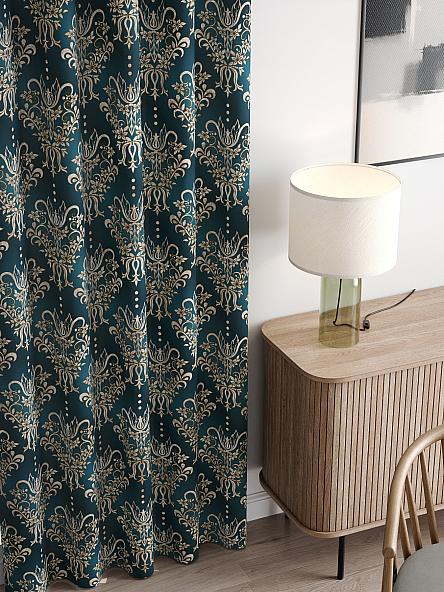 Комплект штор Марелис (зеленый) - фото 3