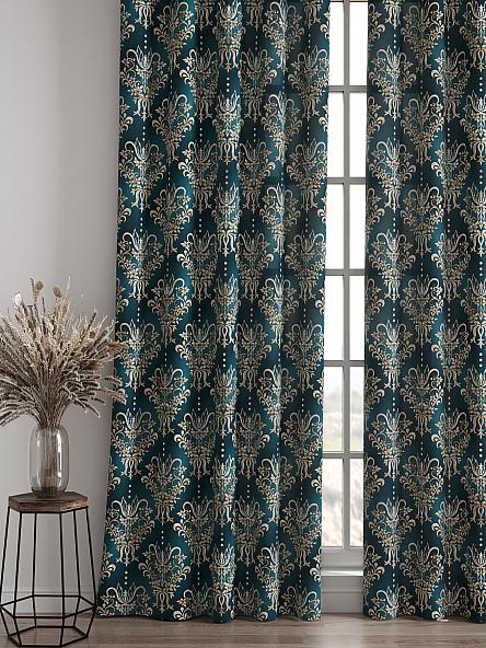 Комплект штор Марелис (зеленый) - фото 4