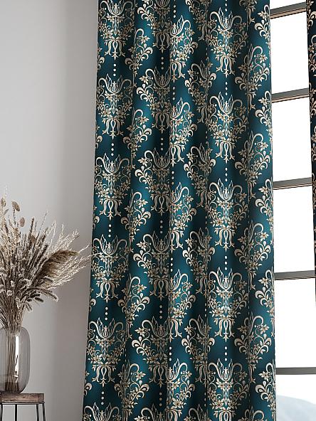 Комплект штор Марелис (зеленый) - фото 6