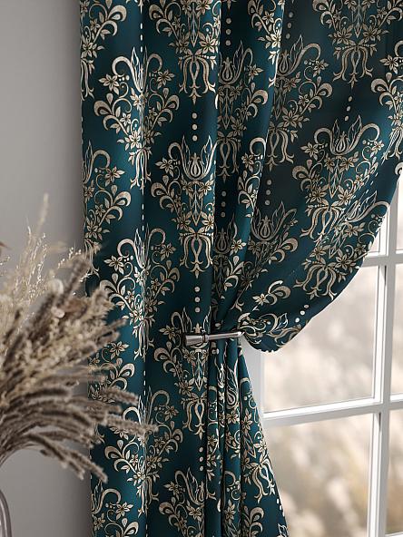 Комплект штор Марелис (зеленый) - фото 7
