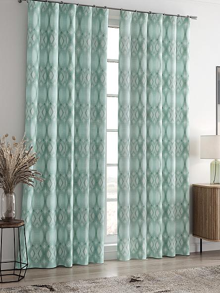 Комплект штор Горнис (мятный) - фото 2