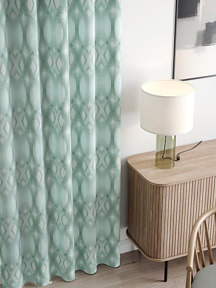 Комплект штор Горнис (мятный) - фото 3