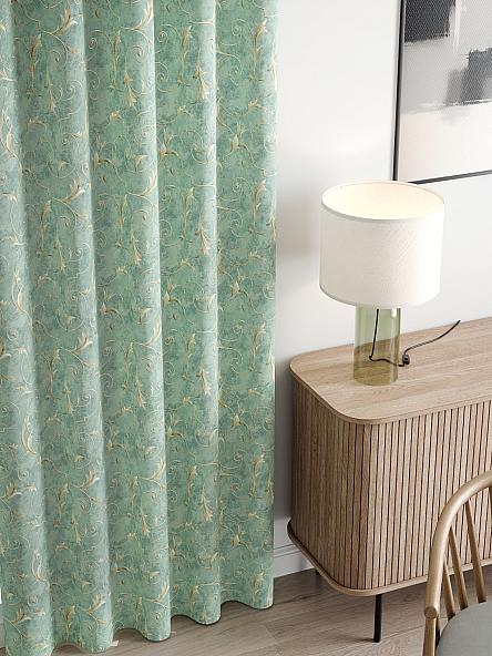 Комплект штор Рогнис (бирюзовый) - фото 3