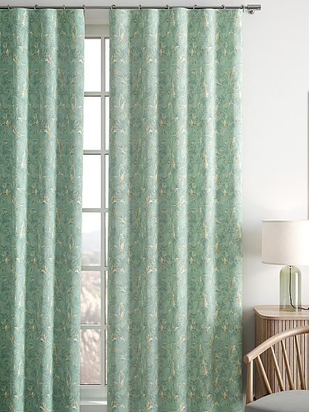 Комплект штор Рогнис (бирюзовый) - фото 5