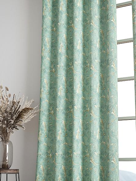 Комплект штор Рогнис (бирюзовый) - фото 6