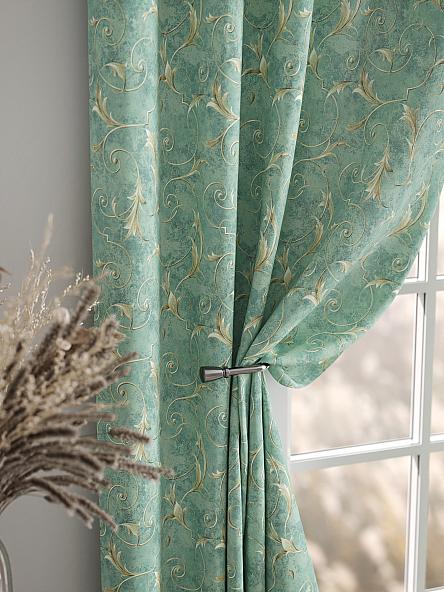 Комплект штор Рогнис (бирюзовый) - фото 7