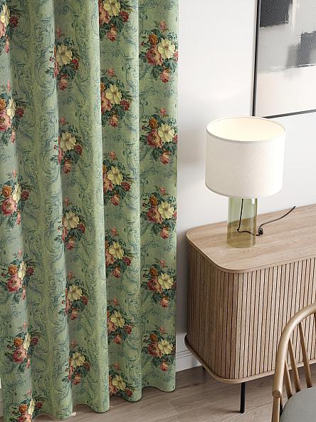 Комплект штор Амилос (зеленый) - фото 3