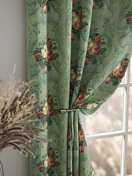 Комплект штор Амилос (зеленый) - фото 7