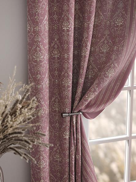 Комплект штор Султан (ягодный) - фото 5