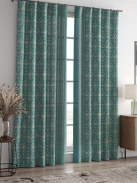 Комплект штор Султан (бирюзовый) - фото 2