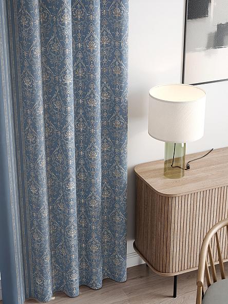 Комплект штор Султан (синий) - фото 3