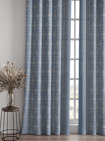 Комплект штор Султан (синий) - фото 4