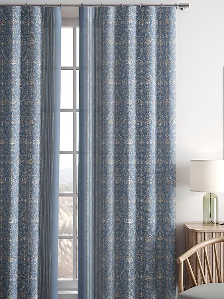 Комплект штор Султан (синий) - фото 5