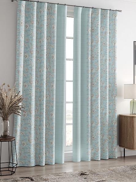 Комплект штор Габрис (голубой) - фото 2