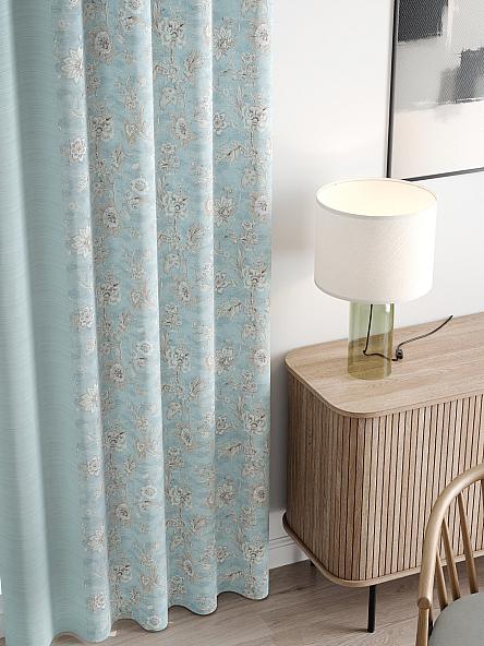 Комплект штор Габрис (голубой) - фото 3