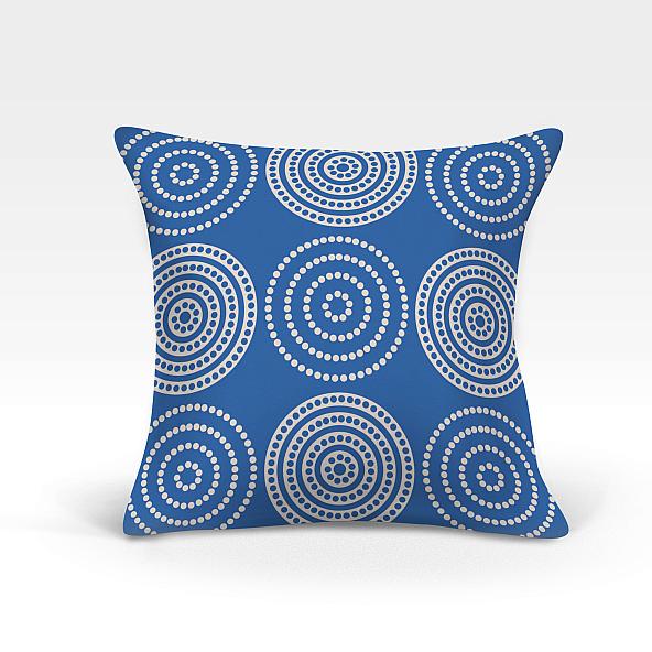 Декоративная подушка Мбау-О (синий) - фото 2