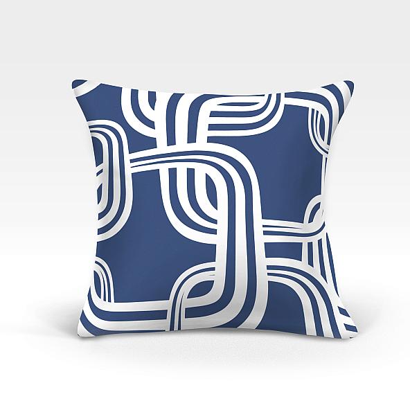 Декоративная подушка Тонга-О (синий)