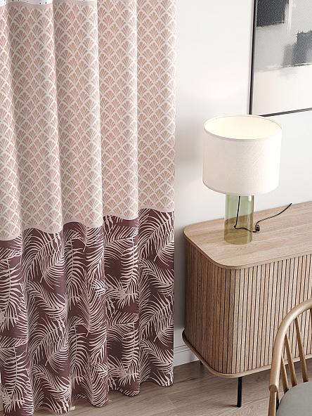 Комплект штор Лорконс (пудровый) - фото 3