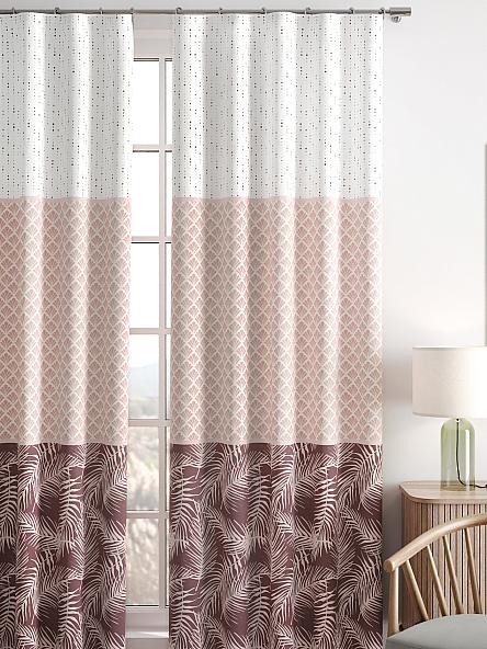 Комплект штор Лорконс (пудровый) - фото 5