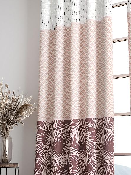 Комплект штор Лорконс (пудровый) - фото 6