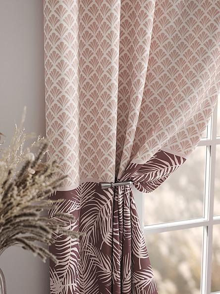 Комплект штор Лорконс (пудровый) - фото 7