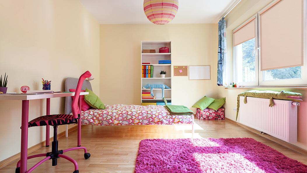 Рулонная штора для кухни для детской Миниролл Аспен Розовое дерево - фото 3