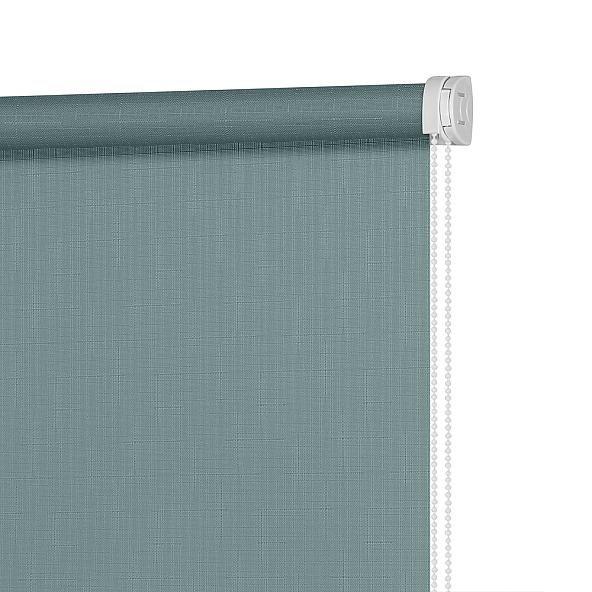 Рулонная штора для кухни Миниролл Апилера (бирюзово-синий) - фото 2