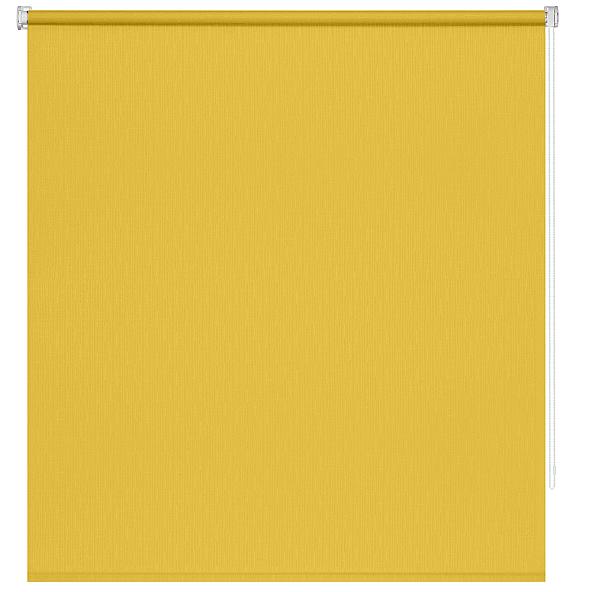 Рулонная штора Миниролл Апилера (желтое золото) - ширина 120 см.