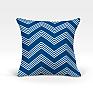 Декоративная подушка «Лате-О (синий)» | фото