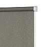 Рулонная штора «Миниролл Меланж (бежево-серый) - ширина 100 см.» | фото 2