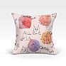Декоративная подушка «Клод-О (роз.)» розовый, малиновый | фото