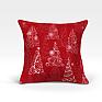 Декоративная подушка «Кана-О (красный)» красный/бордо, коралловый | фото