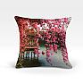 Декоративная подушка «966412» розовый, малиновый | фото