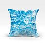 Декоративная подушка «966531» синий/голубой, индиго | фото