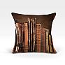 Декоративная подушка «966536» коричневый, венге | фото