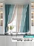 Комплект штор &laquo;Эмлиор (бирюзовый)&raquo | фото