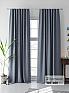 Комплект штор &laquo;Белисси (серо-синий)&raquo | фото