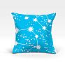 Декоративная подушка «Эбис-О (гол.)» синий/голубой, индиго | фото