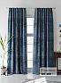 Комплект штор &laquo;Линтрос (синий)&raquo | фото