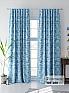 Комплект штор «Брилни (голубой)» | фото
