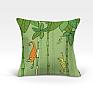 Декоративная подушка «Филан-О (зел.)» персиковый, салатовый | фото