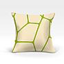 Декоративная подушка «Приал-О (зел.)» бежевый, экрю | фото