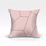 Декоративная подушка «Приал-О (розово-пепельный)» розовый | фото